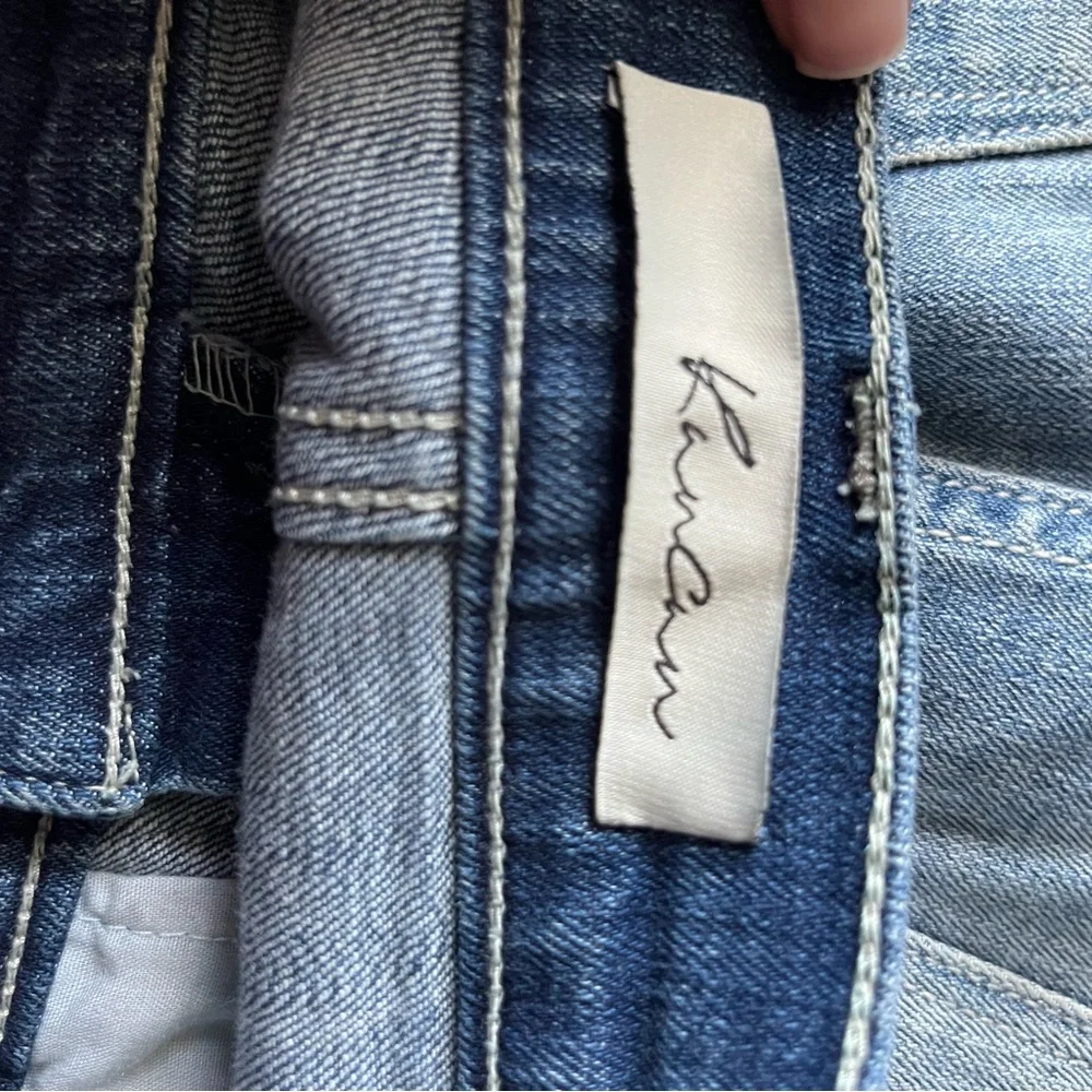 KanCan Blue Distressed Jean Shorts